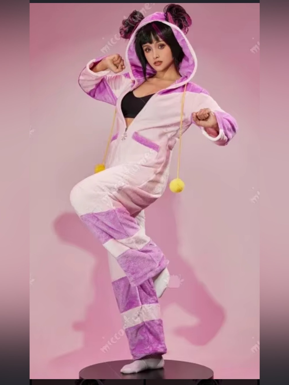Officially Licensed Street Fighter Juri Cosplay One piece Jumpsuit NWT